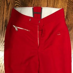 Women's Bogner Red Ski Pants